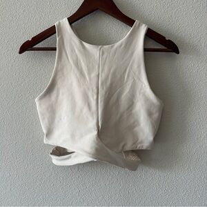 BECCO Cream Crop Top